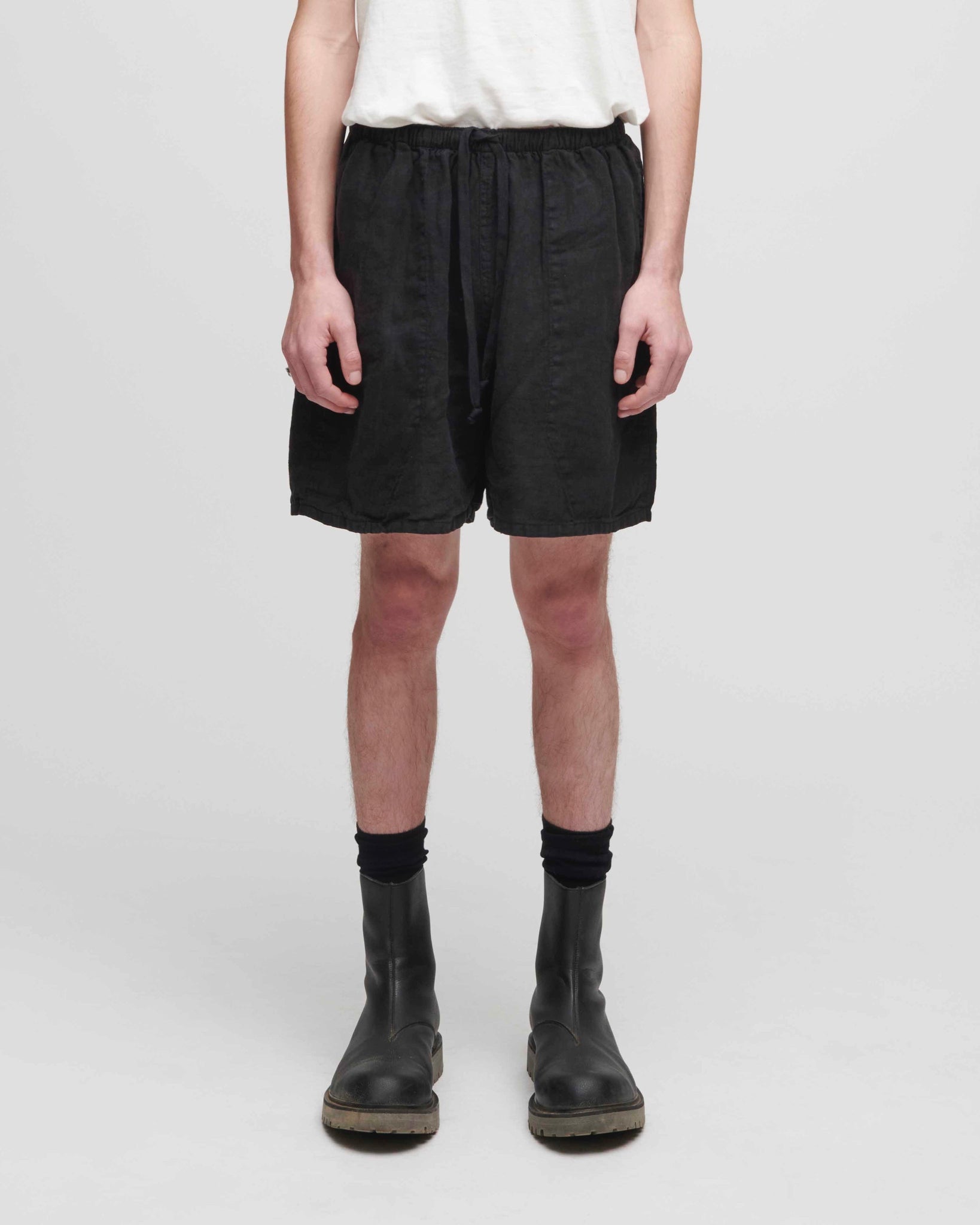 Black Linen Shorts (Secondhand)