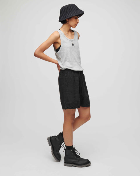 Black Linen Shorts (Secondhand)