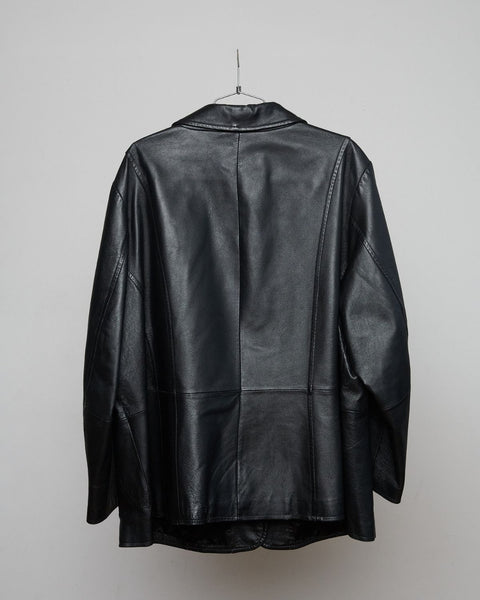 Oversized Vintage Leather Jacket