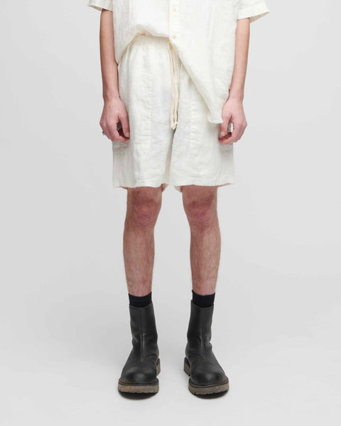 White Linen Shorts (Secondhand)