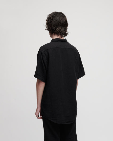 Black Linen Shirt