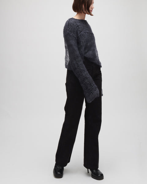 Charcoal Mohair Sweater