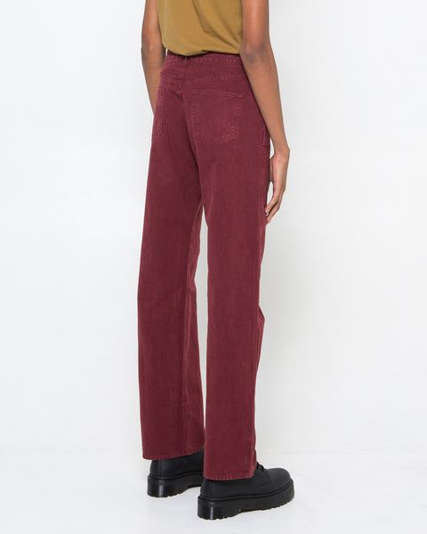 Red Canvas Pants