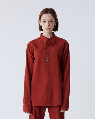 SAMPLE - Red Crinkled Shirt