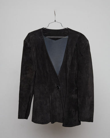 Tailored Vintage Suede Jacket
