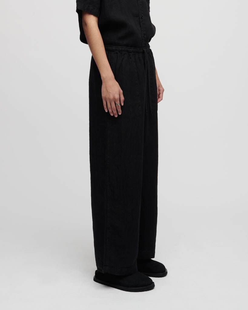 Fashion New Arrivals,POROPL Solid Casual Elastic Waistb Pocket Cotton Linen Black  Dress Pants Clearance Khaki Size 12 