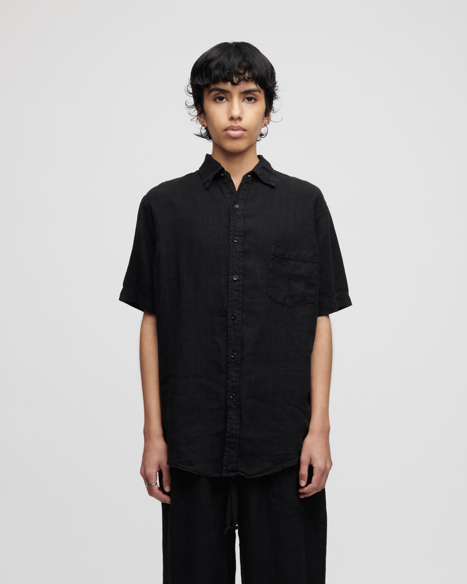 Black Linen Shirt – STAATSBALLETT