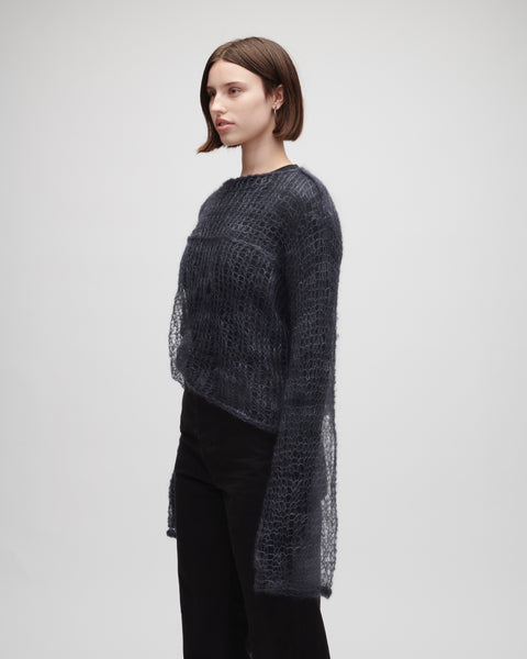 Charcoal Mohair Sweater