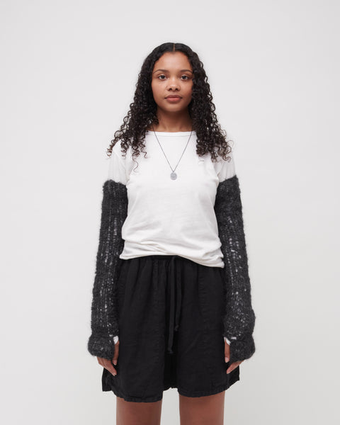 Charcoal Knit Drifter Sleeves