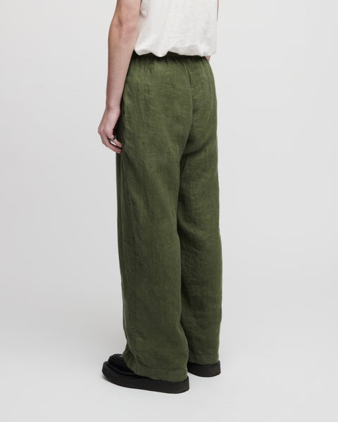 Green Linen Pants (SAMPLE)