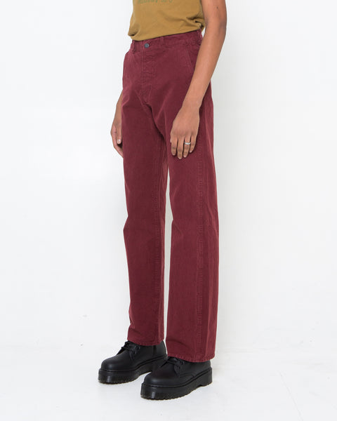 Red Canvas Pants