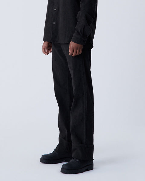 Black Crinkled Pants (SAMPLE)