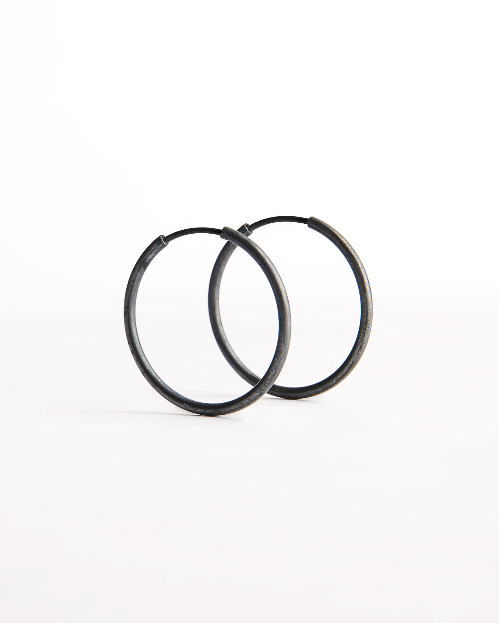 Sample Oxidized Small Hoops